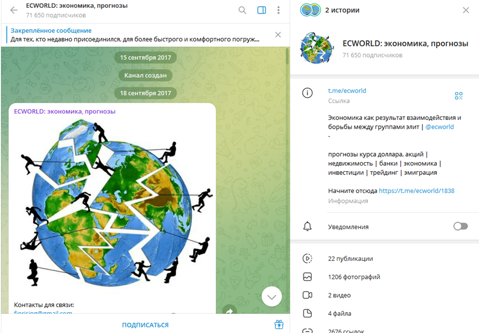 скрытые записи ecworld news дзен