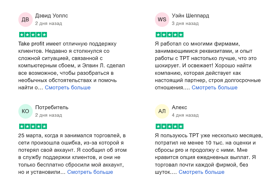take profit trader отзывы брокер