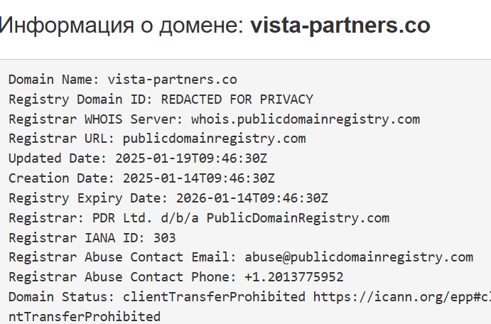 vista financial partners платформа для кредитования