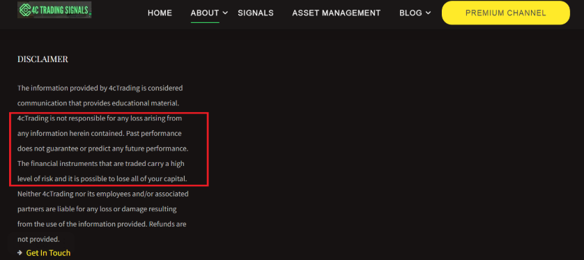 4c trading com