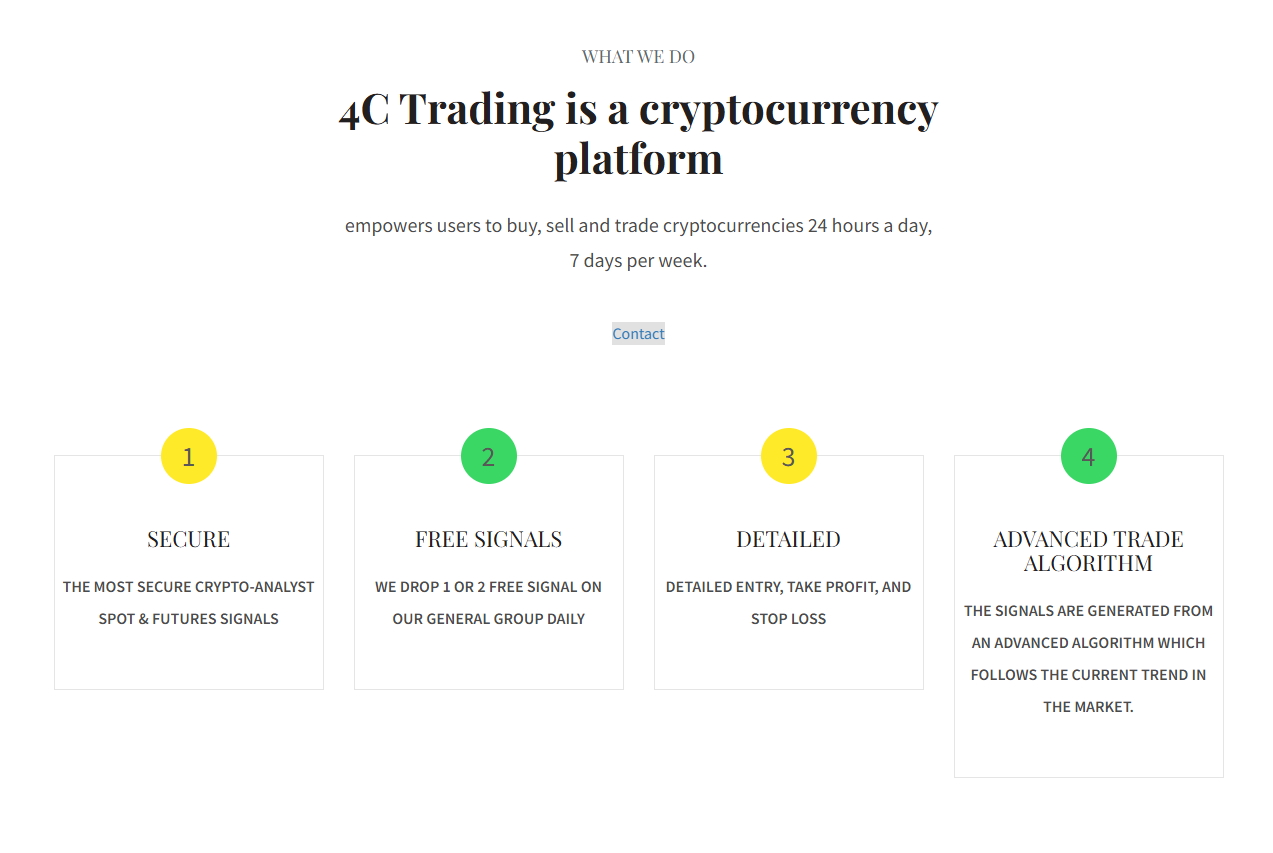 4c trading telegram