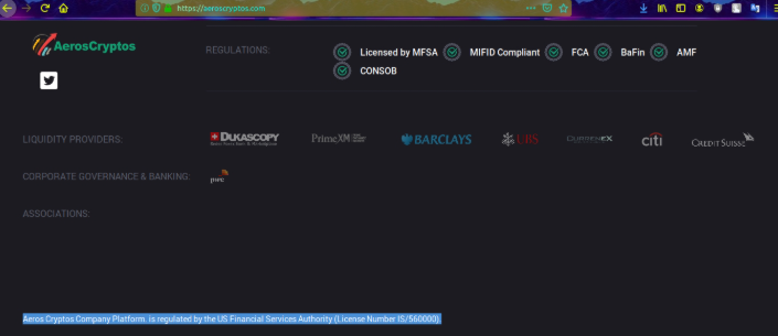 aeros crypto