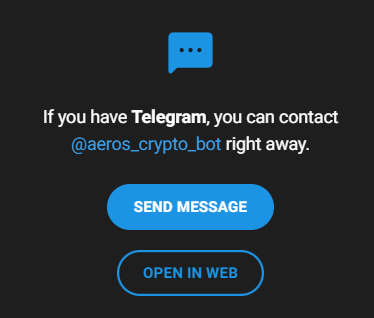 aeros crypto bot