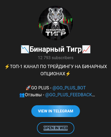 бинарный тигр отзывы