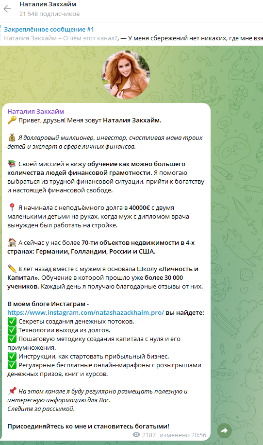 блоггер наталья закхайм посадили