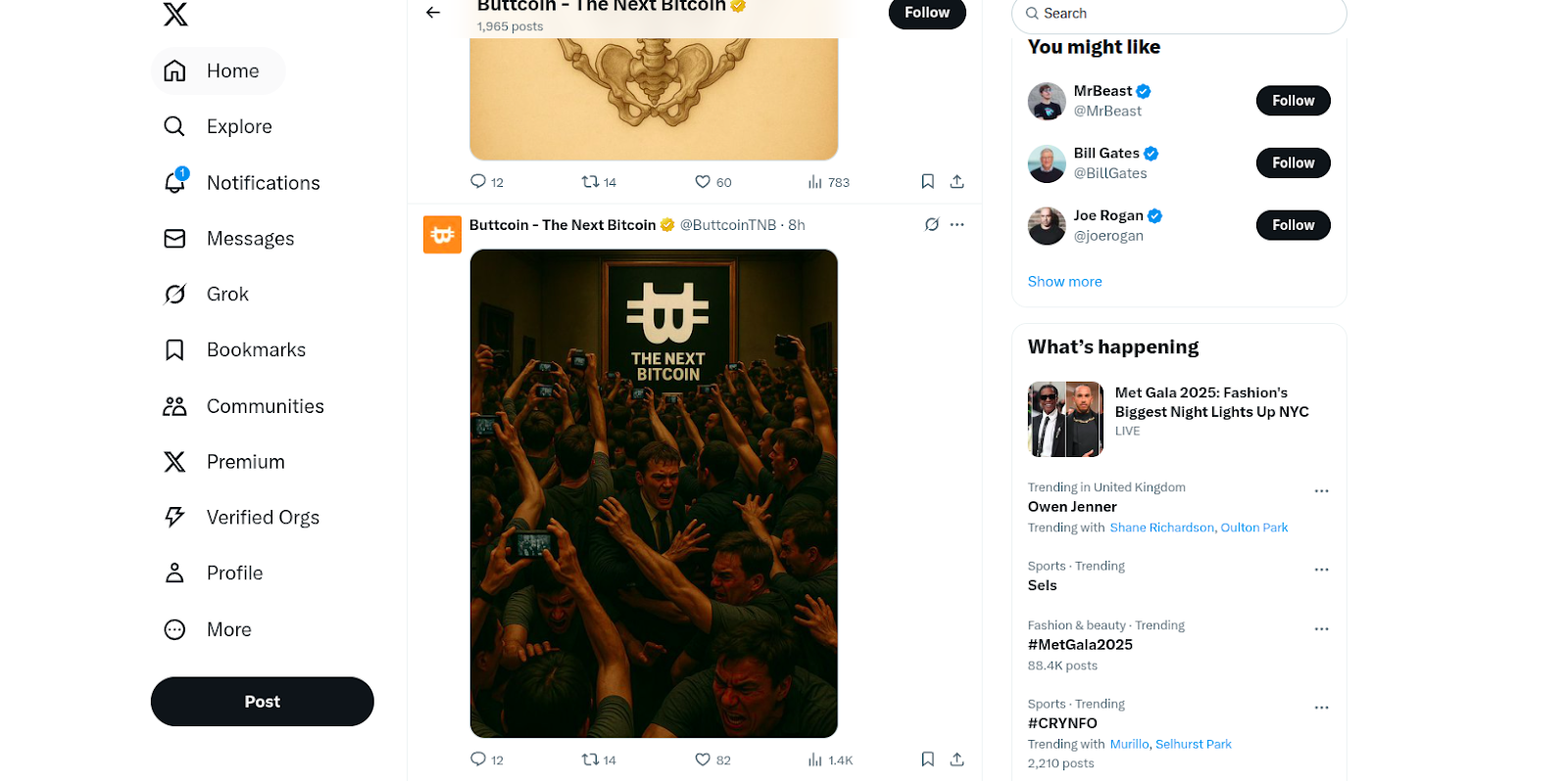 buttcoin мемкойн