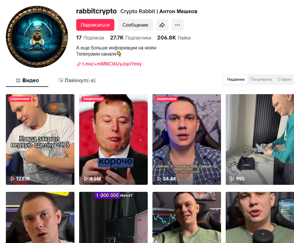 crypto rabbit антон мешков отзывы