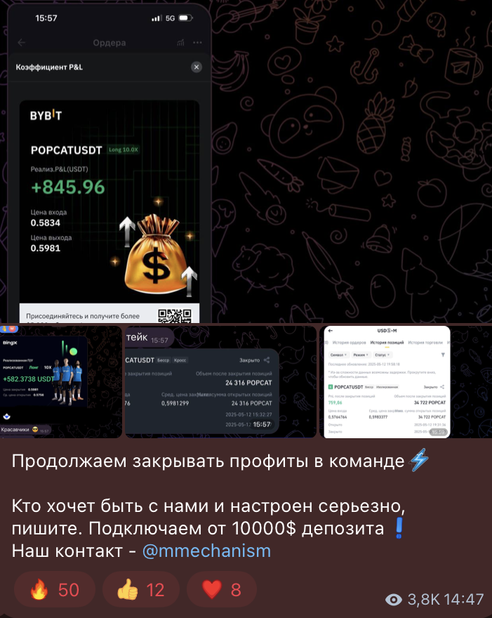 market mechanism telegram