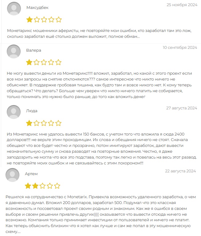 монетарикс ком