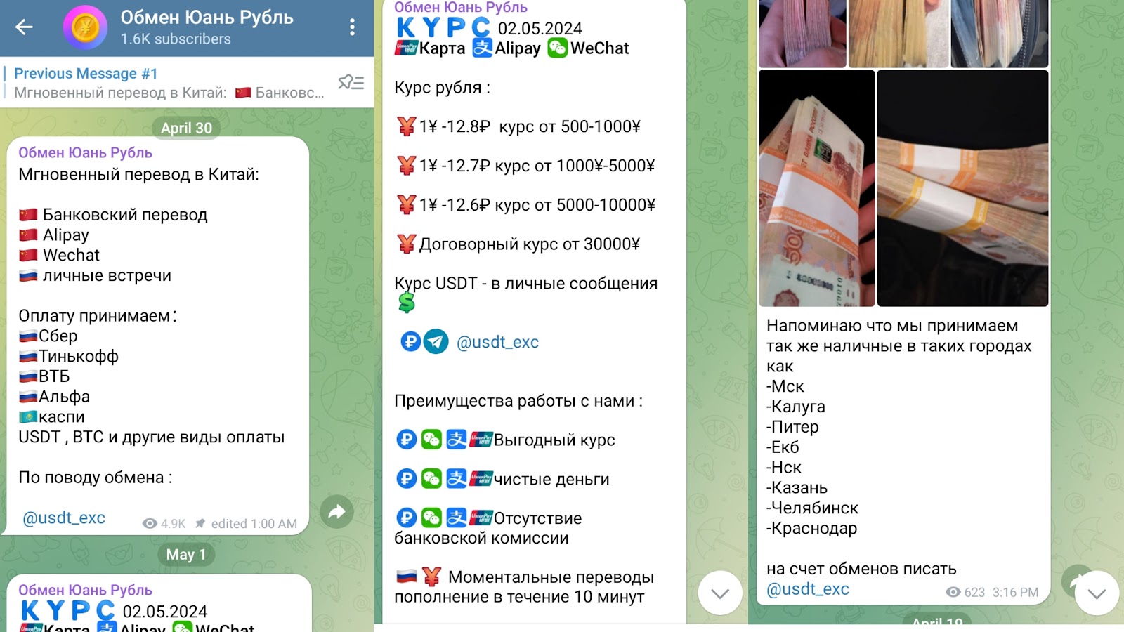 обмен юань рубль телеграмм