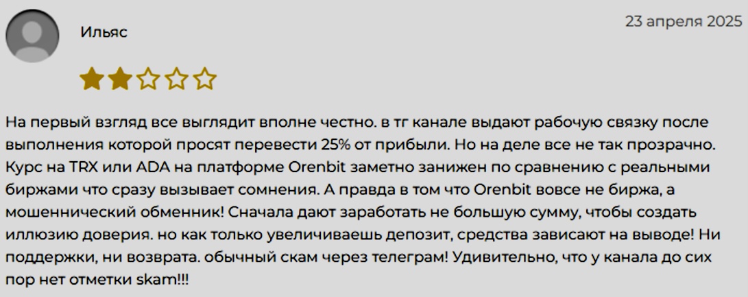 оренбит биржа