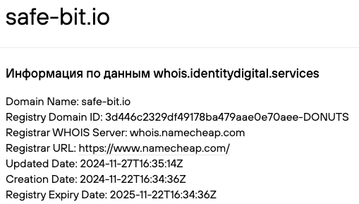safe bit отзывы