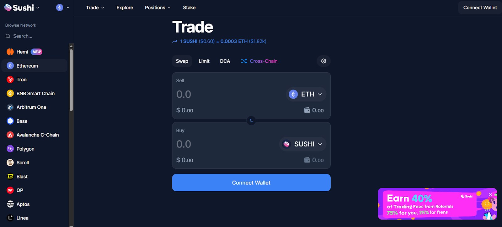 sushiswap биржа