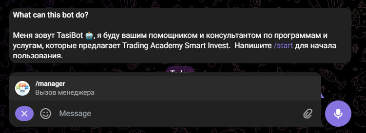 tasinvest bot