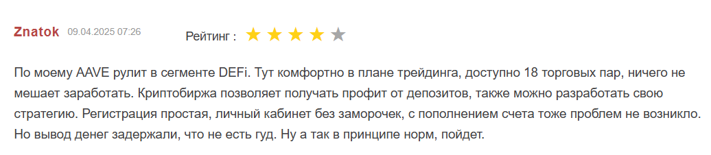 aave криптовалюта цена прогноз по месяцам