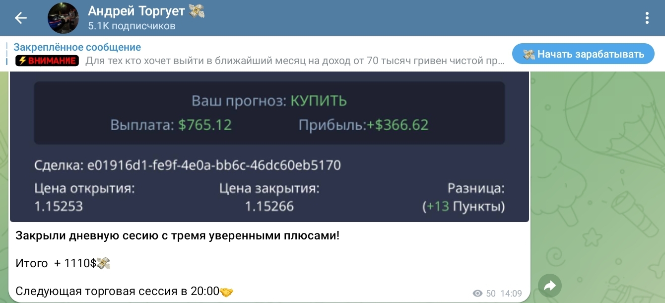 андрей торгует