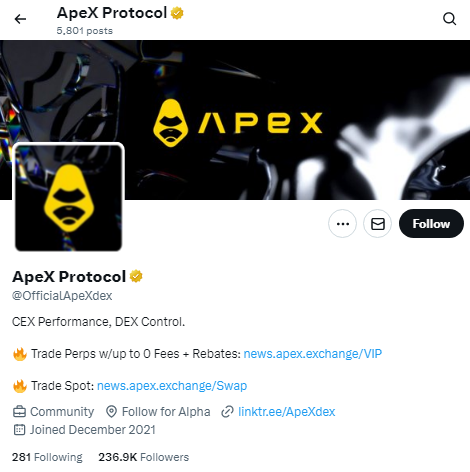 apex dex