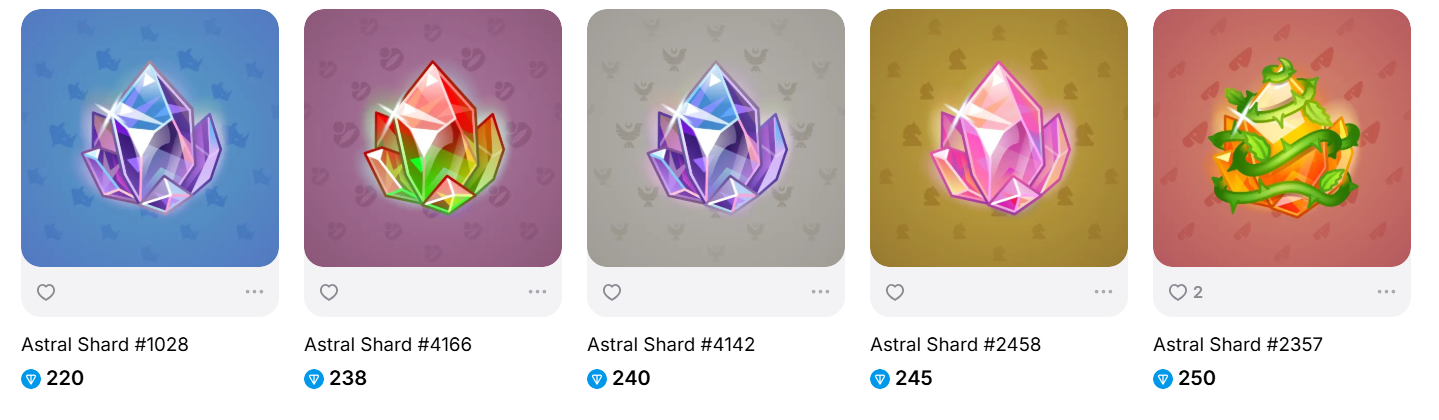 astral shard tg