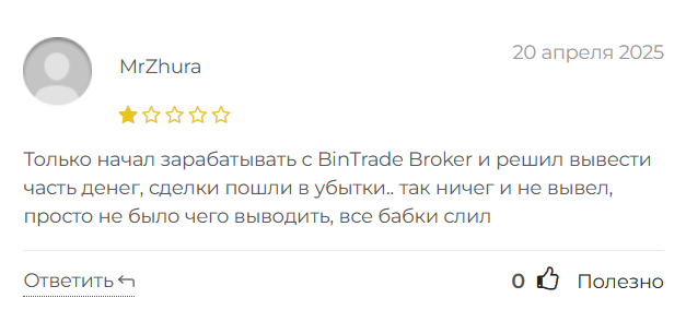 bin trade брокер