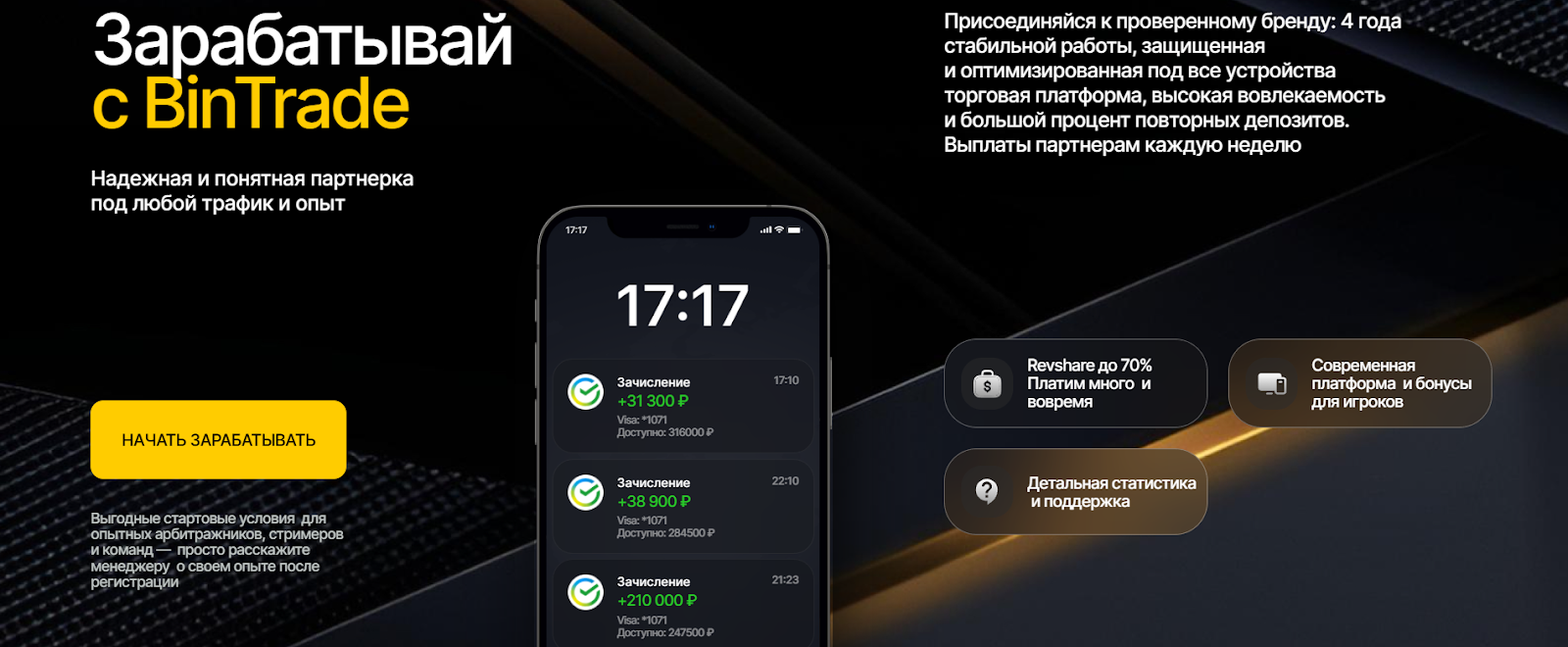 bintrade space отзывы
