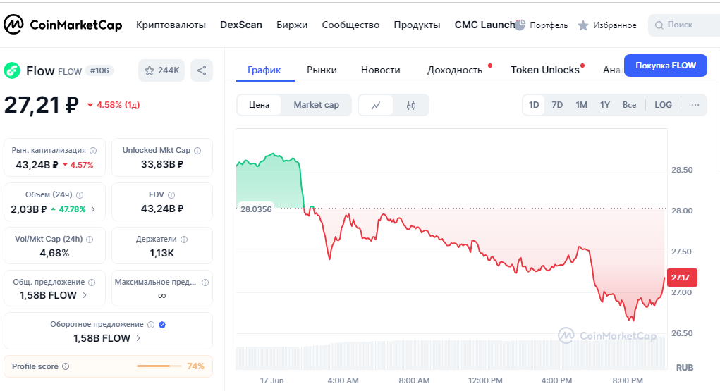 flow токен coin