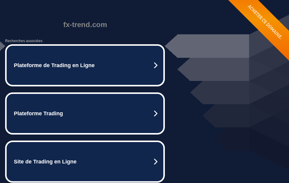 forex trend
