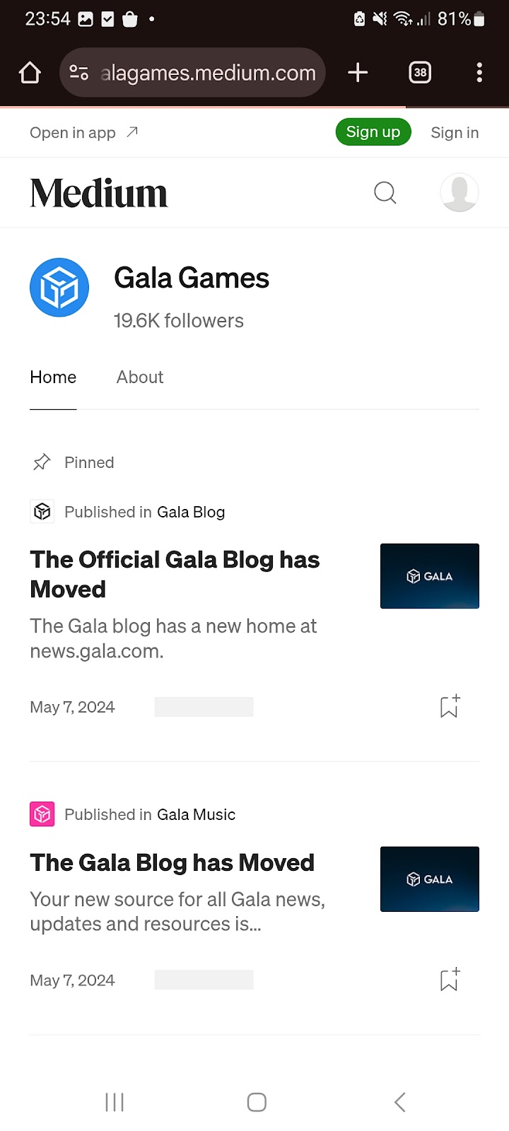 gala крипта