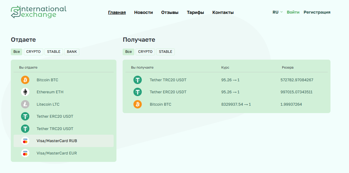 international exchange