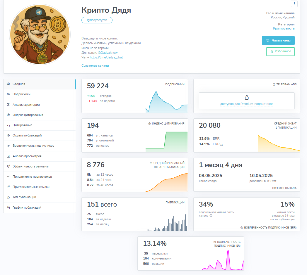крипто дядя телеграм
