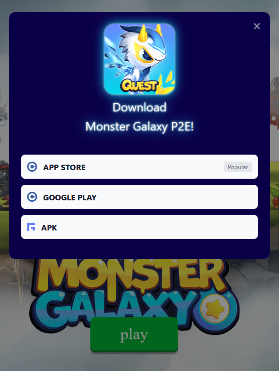 monster galaxy игра