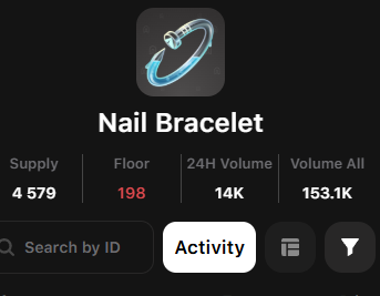 nail bracelet nft