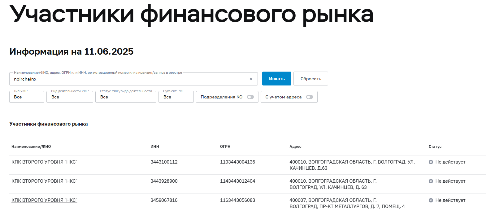 Noirchainx com