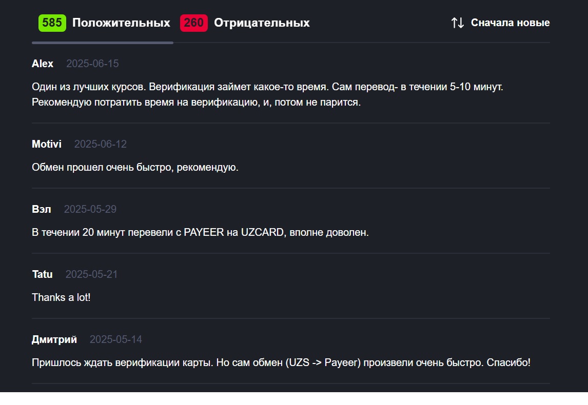 обменник uz отзывы обменник