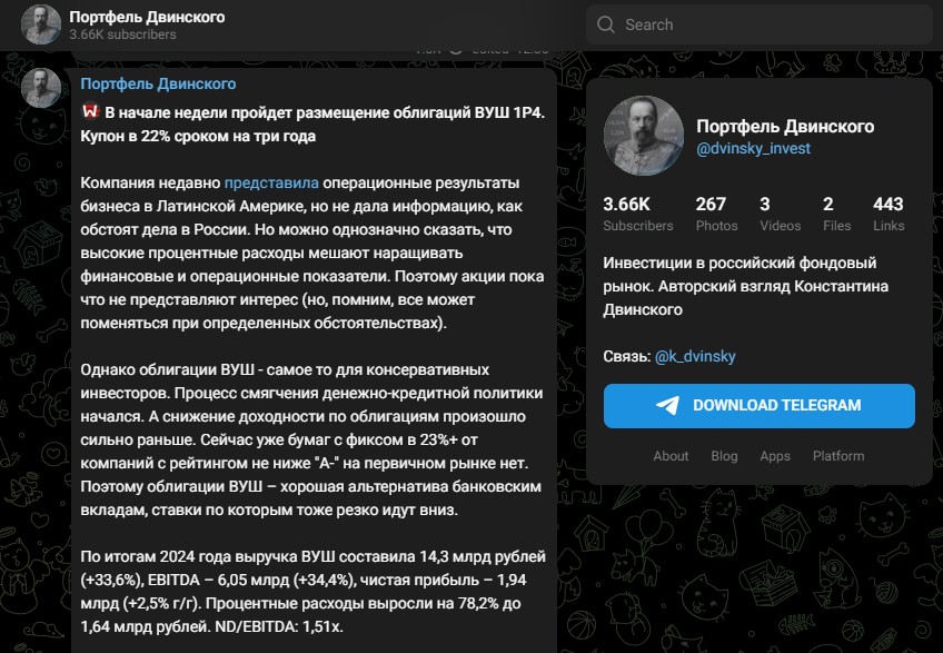 портфель двинского
