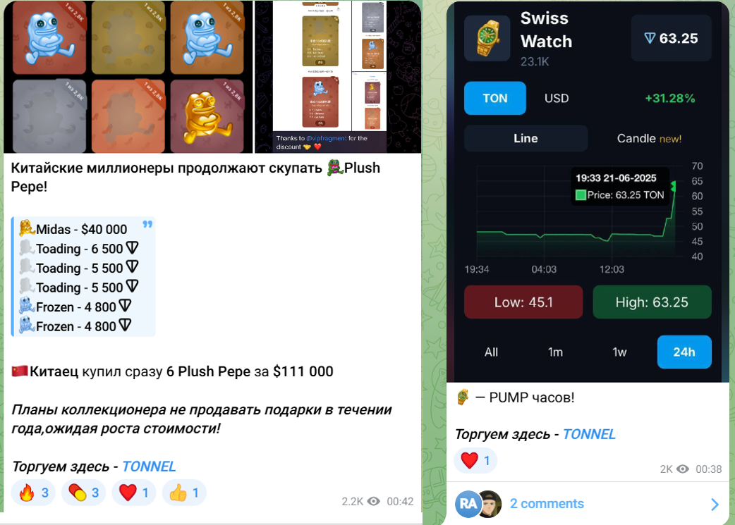реальная крипта тг