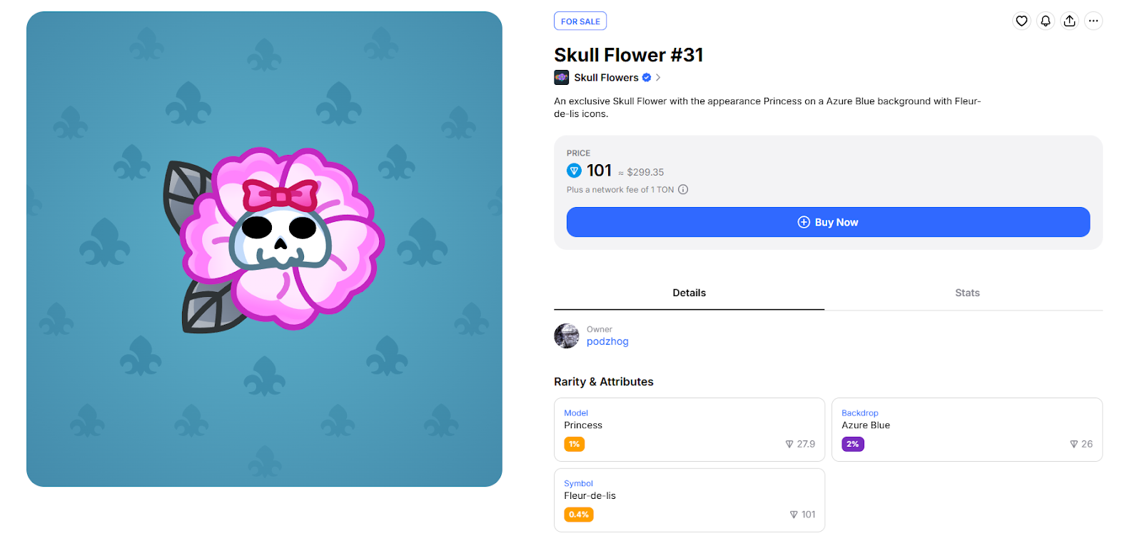 skull flower