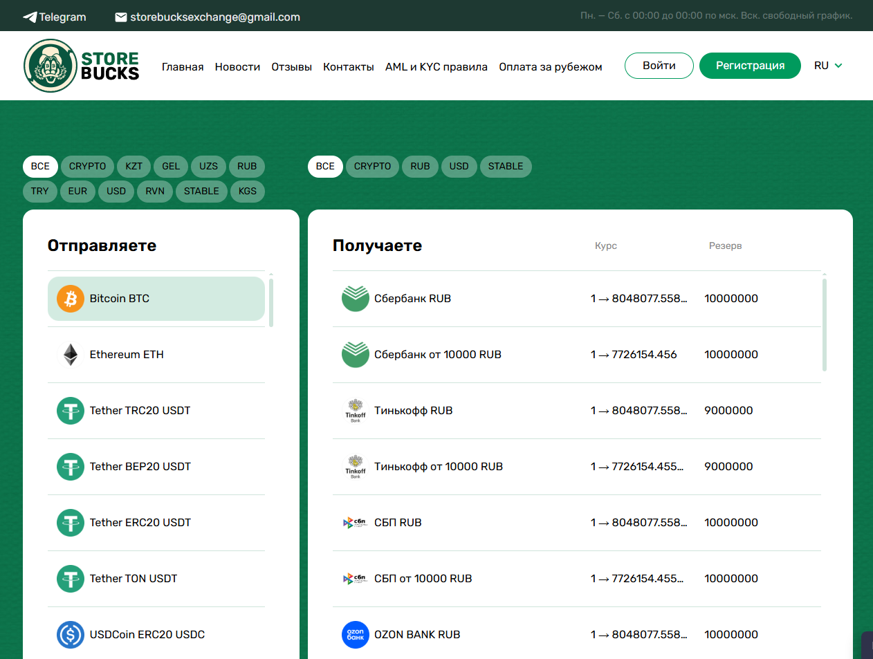 storebucks обменник