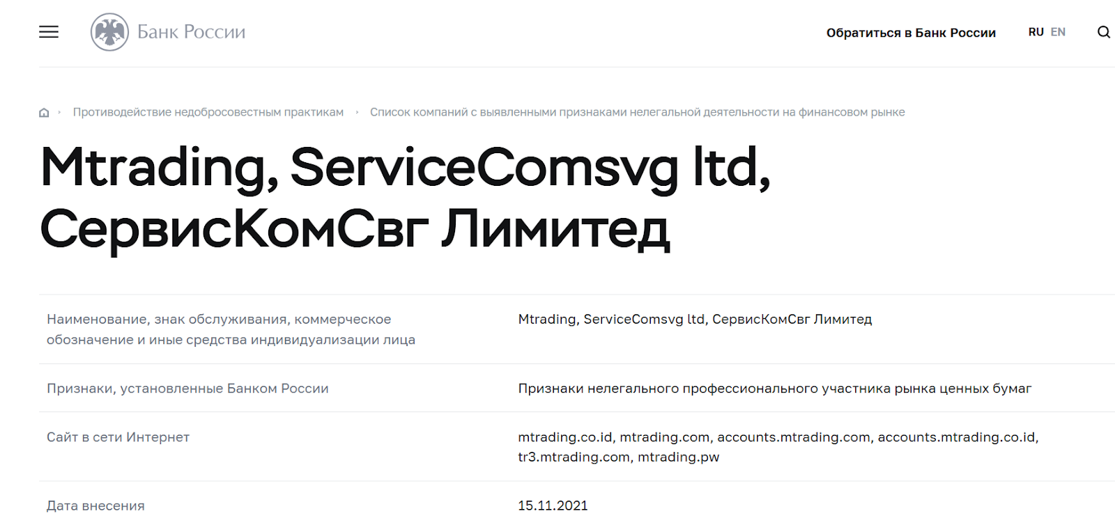 tmarketsglobal com отзывы