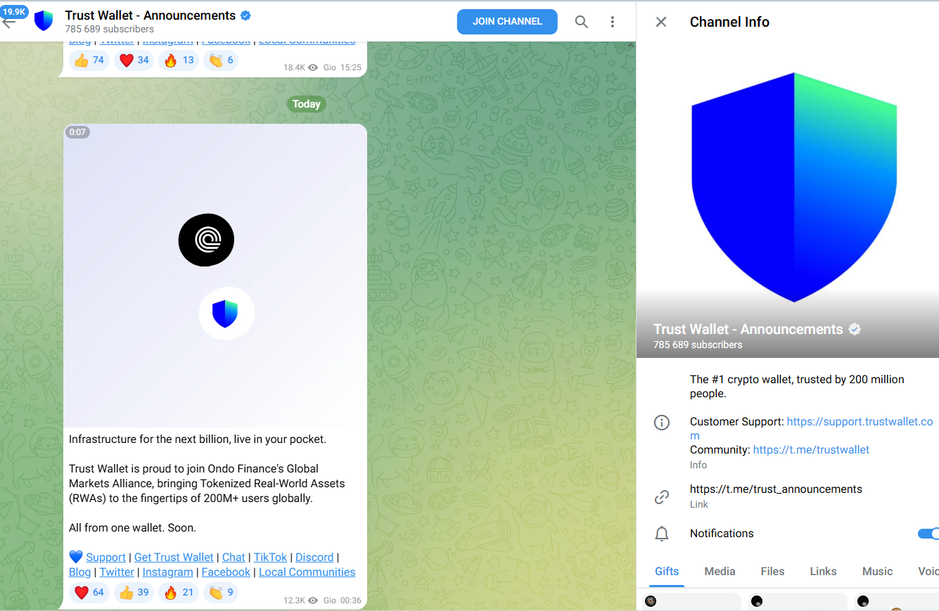 trust wallet token twt