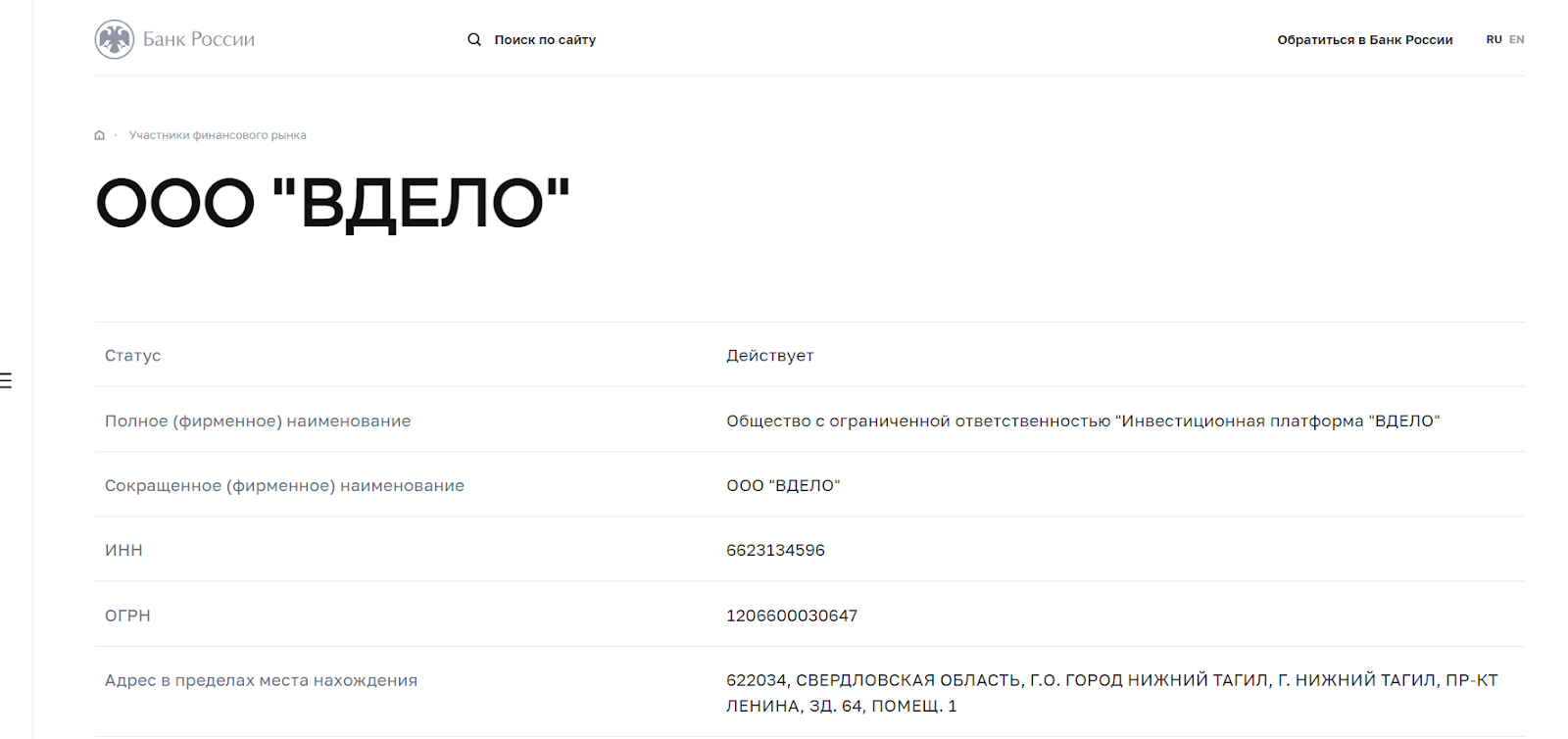 вдело ру