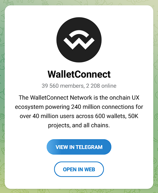 walletconnect token