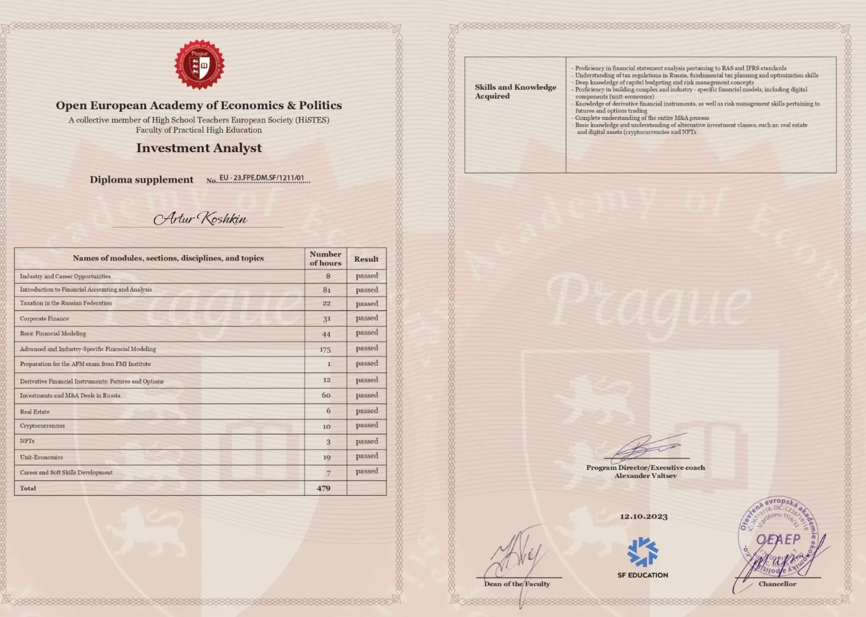 артур кошкин трейдер отзывы