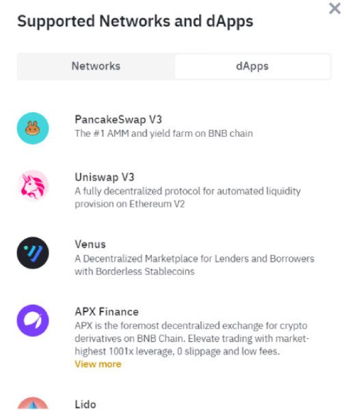 Binance wallet расширение