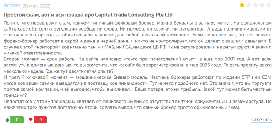 capital trade consulting отзывы