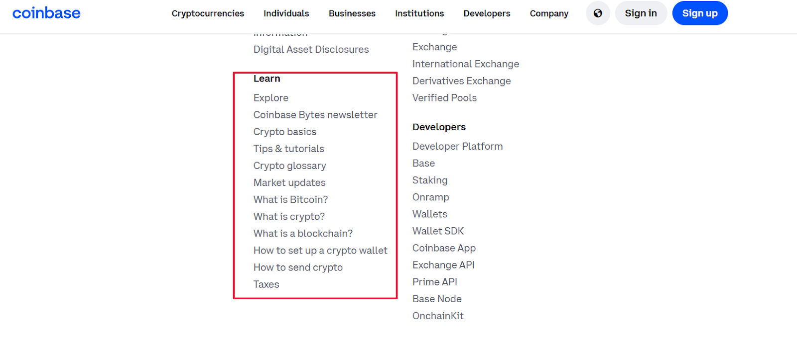 Coinbase Earn