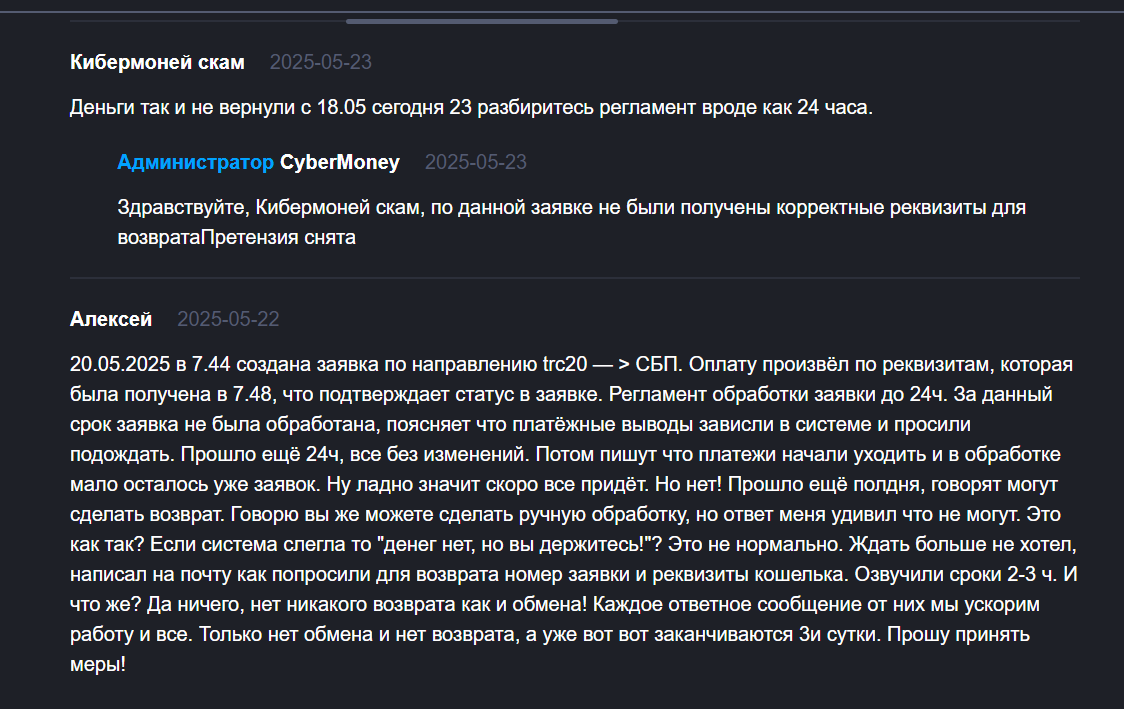 cybermoney biz отзывы