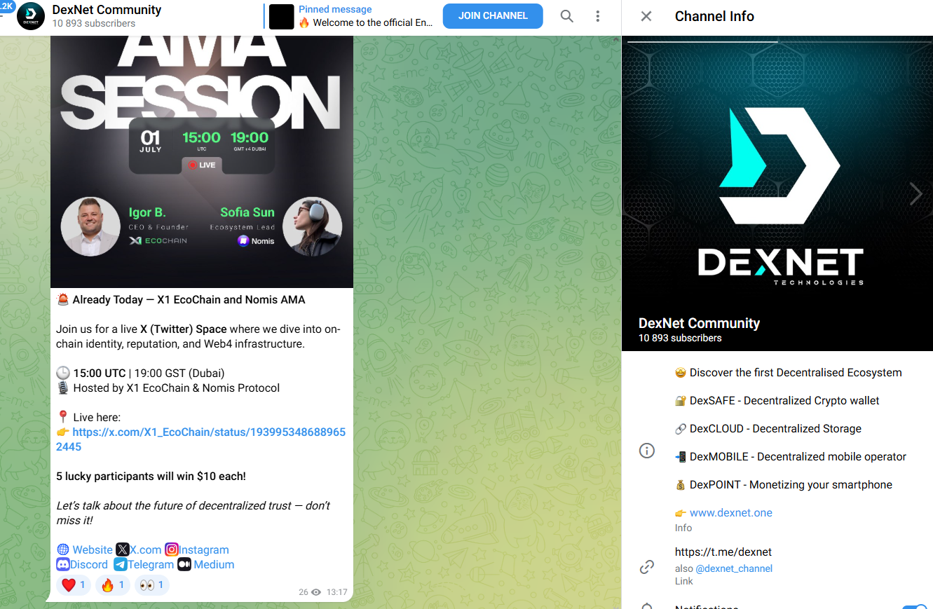 dexsafe кошелек