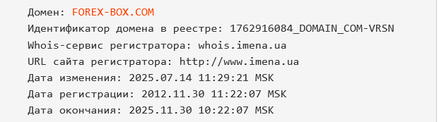форекс бокс