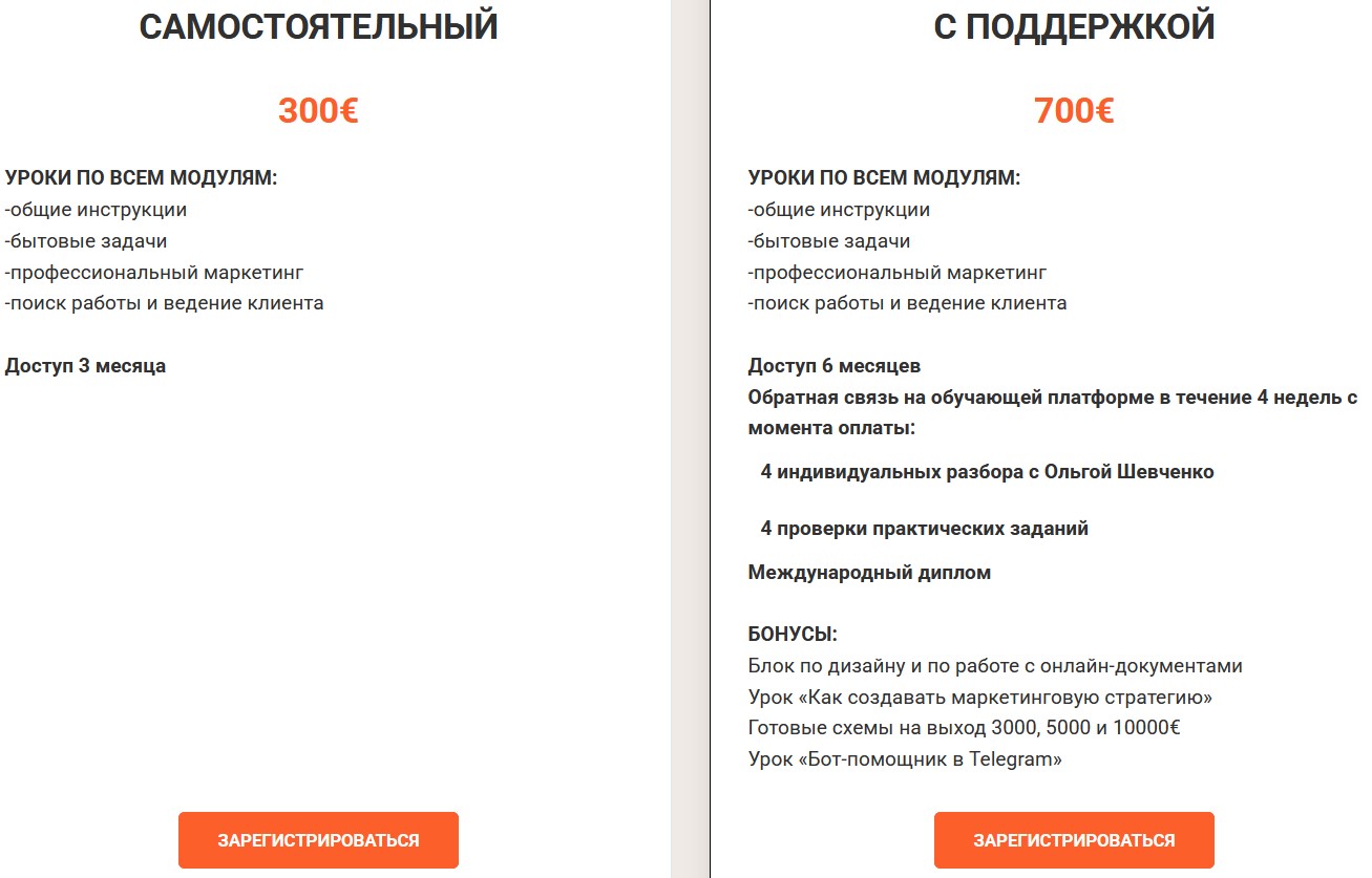ольга шевченко отзывы