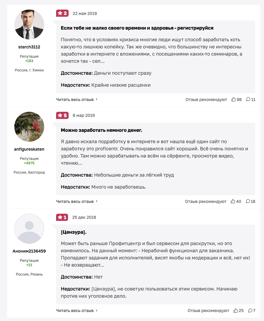 профитцентр букс